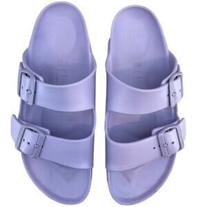 Birkenstock Womens Lilac EVA Arizona Sandals Size 39 Pre-Owned